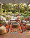 Safari Escape Rugs Collection Area Rug -  Kalahari Octagon Multi  lifestyle 43