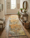Heritage Elegance Collection Area Rug -  Windsor (Yellow) Runner Yellow  lifestyle 26