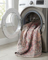 Vintage Memories Collection Area Rug - Echoes Round Beige pink  lifestyle 73
