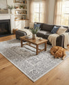 Charleston Elegance Collection Area Rug - Harborview Rectangle White  lifestyle 35