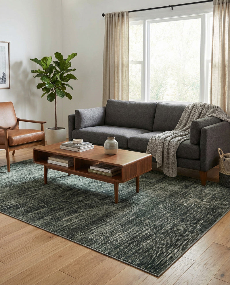 Sahara Essence Collection Area Rug - Oasis (Green) Rectangle Green  lifestyle 5