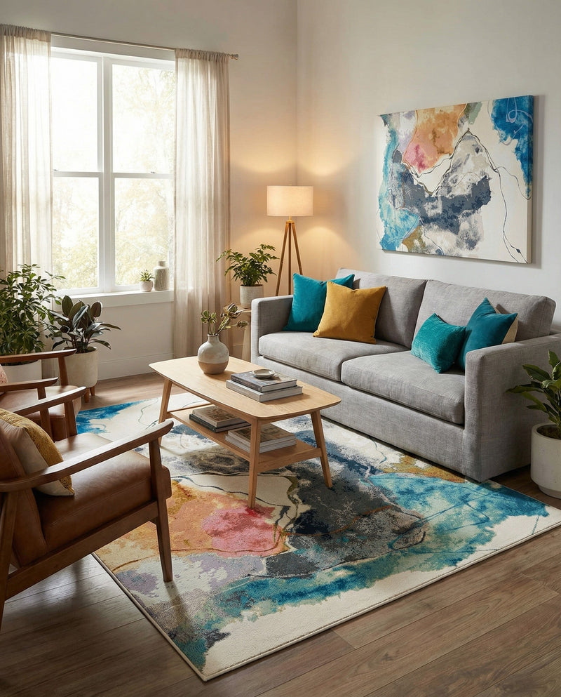 Urban Terrace Collection Area Rug -  Arbor Rectangle Multi  lifestyle 13