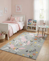 Wonder Tykes Collection Area Rug -  Hued Rectangle Gray  lifestyle 8