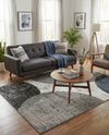 Copenhagen Edge Collection Area Rug -  Amager Rectangle Multi  lifestyle 18