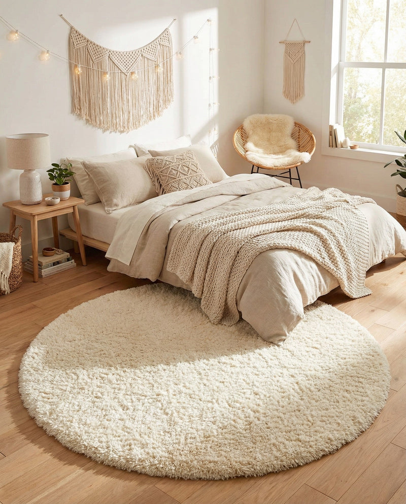 Majestic Manor Collection Area Rug - Versailles (Bone) Round Bone  lifestyle 41