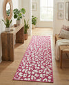 Savannah Escape Collection Area Rug -  Amazon (Magenta) Runner Magenta  lifestyle 39