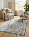 Caribbean Breeze Collection Area Rug -  Andros Rectangle Gray  lifestyle 36