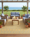 Urban Oasis Rugs Collection Area Rug -  Boulevard (Yellow and Aqua) Rectangle Yellow and Aqua  lifestyle 22