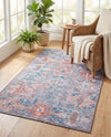 Heritage Elegance Collection Area Rug -  Potala Rectangle Blue  lifestyle 25
