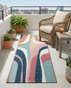 Urban Terrace Collection Area Rug - Venice Runner Multi  lifestyle 63
