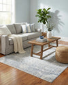 Coastal Haven Collection Area Rug -  Shoreline Rectangle Gray  lifestyle 13