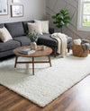 Plush Oasis Collection Area Rug - Serenity (Snow White) Rectangle Snow White  lifestyle 12