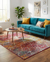 Trellis Mosaic Collection Area Rug - Arborville (Multi) Rectangle Multi  lifestyle 9