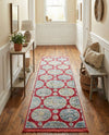 Arcadia Rugs Collection Area Rug -  Atlantis (Red) Runner Red  lifestyle 77