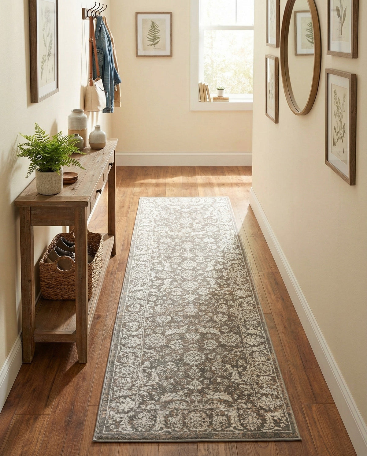 Metro Heights Collection Area Rug -  Astoria Runner Gray  lifestyle 112