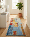 Urban Terrace Collection Area Rug -  Arbour Runner Multi  lifestyle 65
