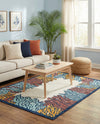 Caribbean Terrace Collection Area Rug -  Tortola Rectangle Multi  lifestyle 21