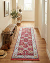 Arcadia Rugs Collection Area Rug - Eden (Red) Runner Red  lifestyle 79