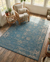 Riviera Elegance Collection Area Rug - Antibes (Blue) Rectangle Blue  lifestyle 23