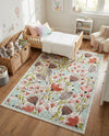 Wonder Tykes Collection Area Rug -  Fantasy Rectangle Ivory  lifestyle 13
