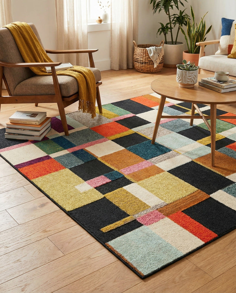 Outdoor Marrakesh Collection Area Rug -  Tangier Rectangle Multi  lifestyle 15