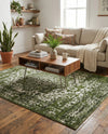 Georgetown Rugs Collection Area Rug - Dupont (Green) Rectangle Green  lifestyle 12