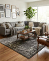 Copenhagen Comfort Collection Area Rug -  Roskilde Rectangle Charcoal  lifestyle 12