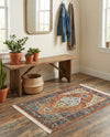 Caribbean Breeze Collection Area Rug -  Vieques Rectangle Rust Red  lifestyle 15