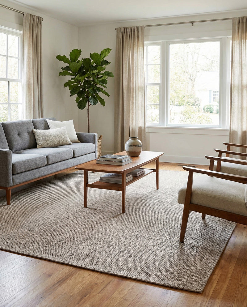 Seaside Serenity Collection Area Rug - Veranda (Beige) Rectangle Beige  lifestyle 20