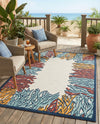 Caribbean Terrace Collection Area Rug -  Tortola Rectangle Multi  lifestyle 7
