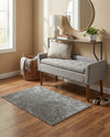 Hollywood Luxe Collection Area Rug -  Rodeo Rectangle Gray Silver  lifestyle 40