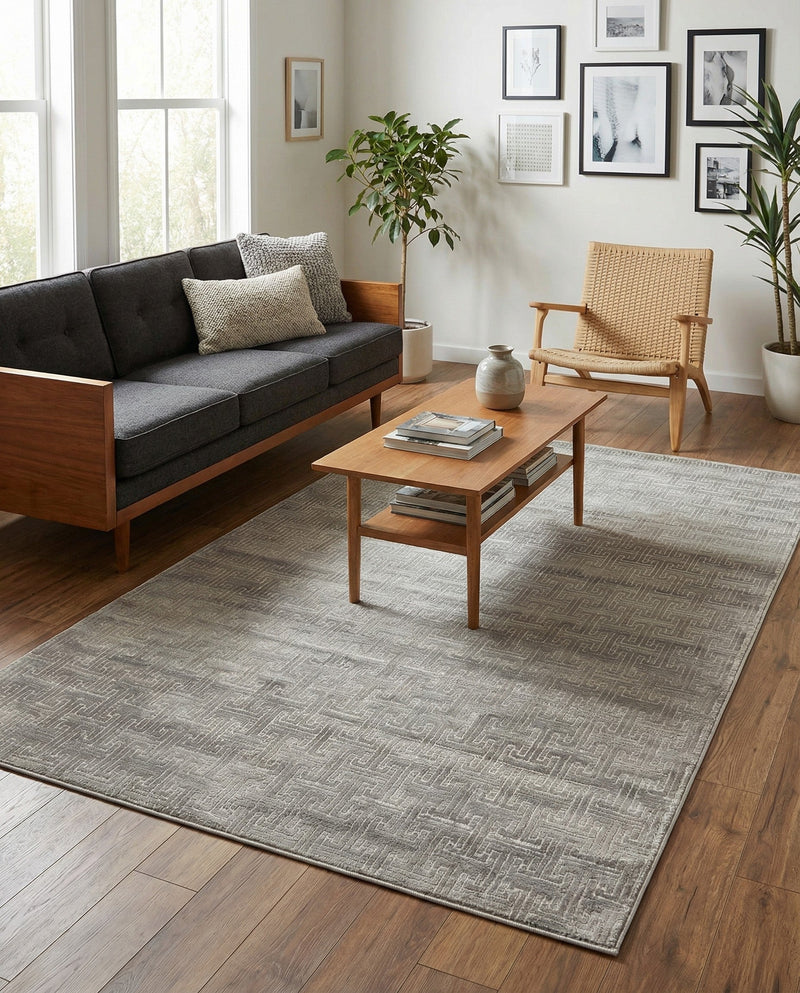 Metro Heights Collection Area Rug -  Hamilton Rectangle Gray  lifestyle 15