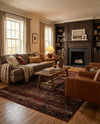 Neptune Elegance Collection Area Rug -  Nereid Rectangle Burgundy  lifestyle 76