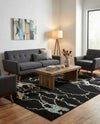 Brighton Terrace Collection Area Rug -  Aldrington Rectangle Navy Blue  lifestyle 40