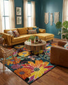 Venetian Elegance Collection Area Rug -  Accademia Rectangle Black  lifestyle 59
