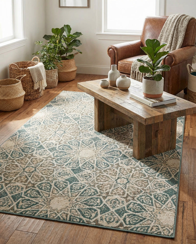 Gobi Sands Collection Area Rug -  UlanBuh Rectangle Multi  lifestyle 5