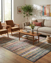 Jewel Oasis Collection Area Rug - Sapphire (Multi) Rectangle Multi  lifestyle 12