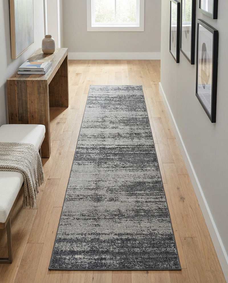 Studio Haven Collection Area Rug -  Gallery (Dark Gray) Runner Dark Gray  lifestyle 77