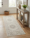 Patio Heritage Collection Area Rug -  Lafayette (Gray) Runner Gray  lifestyle 69