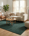 Woven Seaside Jute Collection Area Rug - Martha's Rectangle Green  lifestyle 25