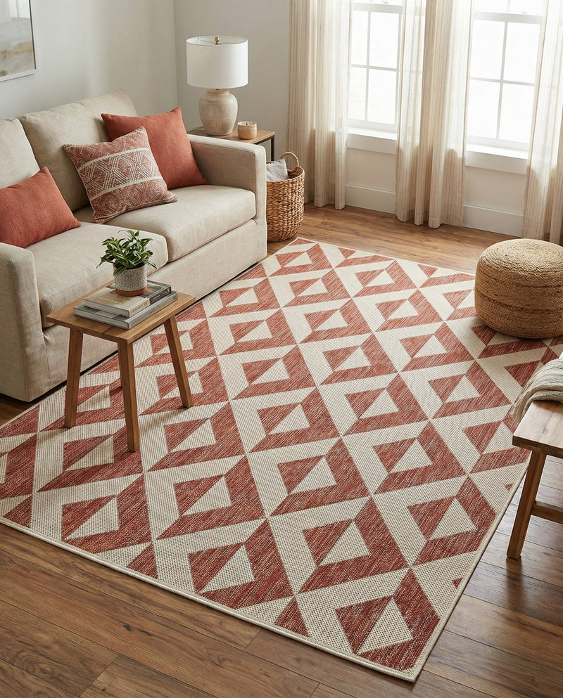 Urban Oasis Rugs Collection Area Rug -  Highrise (Rust Red) Rectangle Rust Red  lifestyle 18