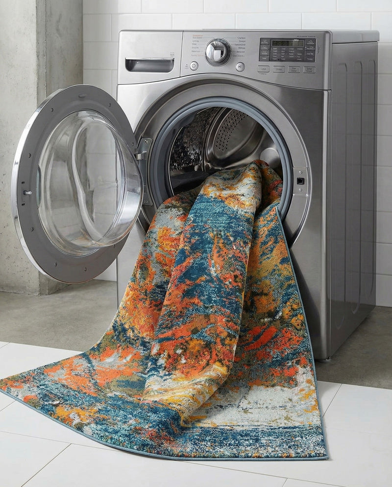 Colorburst Oasis Collection Area Rug -  Chroma Rectangle Multi  lifestyle 14