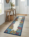 Caribbean Terrace Collection Area Rug -  Tortola Runner Multi  lifestyle 23