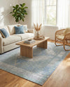 Aegean Elegance Washables Collection Area Rug -  Delos Rectangle Gray Green  lifestyle 50