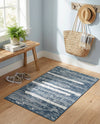 Cathedral Elegance Collection Area Rug - Chapel Rectangle Navy Blue  lifestyle 44
