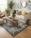 Urban Oasis Rugs Collection Area Rug -  Penthouse (Charcoal Gray) Rectangle Charcoal Gray  lifestyle 4