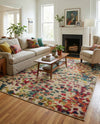Outdoor Marrakesh Collection Area Rug -  Oujda Rectangle Multi  lifestyle 26