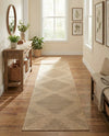 Sahara Sands Collection Area Rug -  Merimde Runner Natural  lifestyle 65