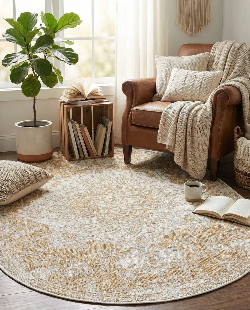 Urban Oasis Rugs Collection Area Rug -  Penthouse (Beige) Oval Beige  lifestyle 71
