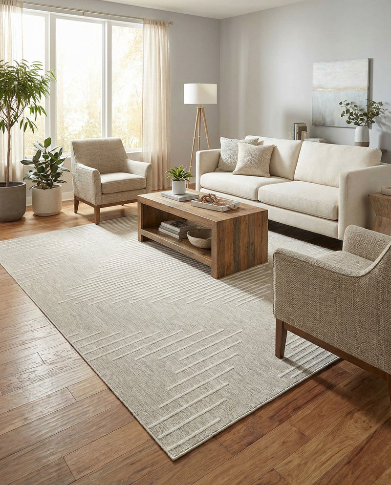 Urban Terrace Collection Area Rug -  Chelsea (Gray) Rectangle Gray  lifestyle 10